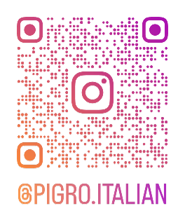 QRコード：Instagram　イタリアンカフェ Pigro
